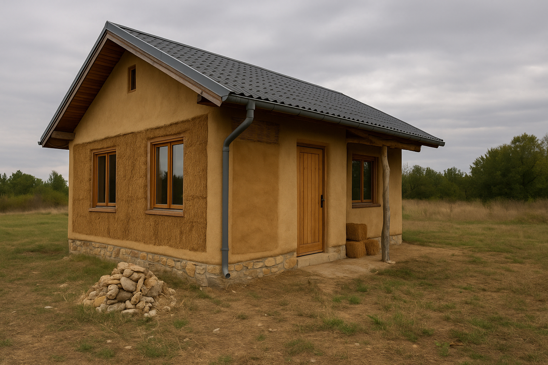 Живот в алтернативни жилища: слама, глина и рециклирани материали в България - Главна снимка