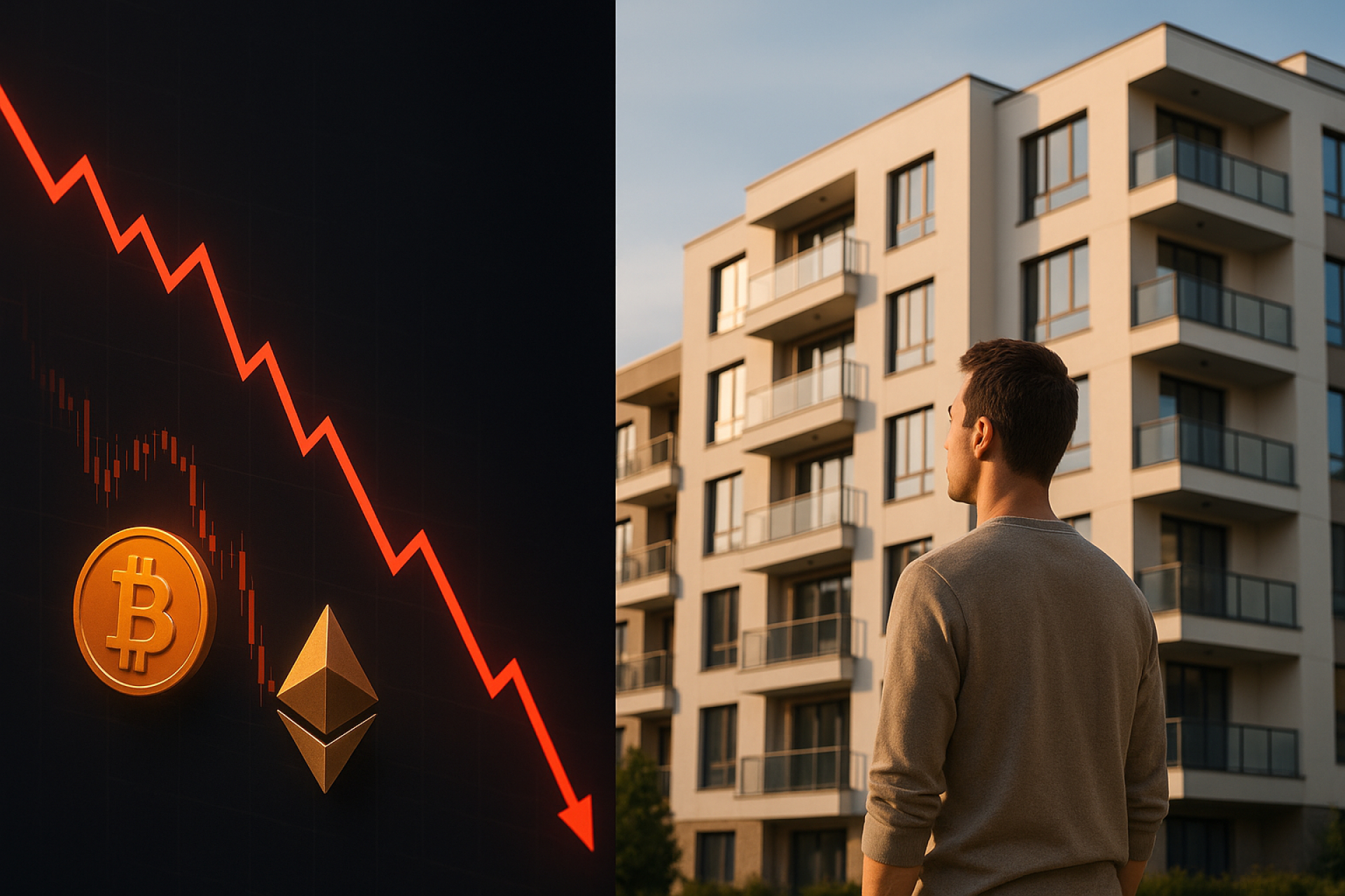 Имотна стратегия при срив на криптовалутите – кога и как да се диверсифицира в жилища - Главна снимка